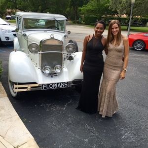 Gold Mermaid Sequin Dress w/ Open Back